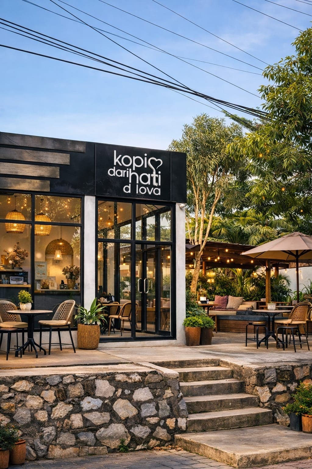 Suasana Interior Kaffe Darihati D'lova